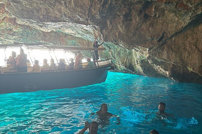 2025 Private Boat To Blue Cave 3 hours ADVENTURE - Perast from the boat: Venetian-style views without the detours