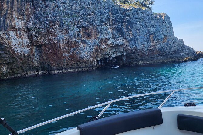 3-Hour Private Blue Cave Tour - Mamula Island from the water: history without a long stop