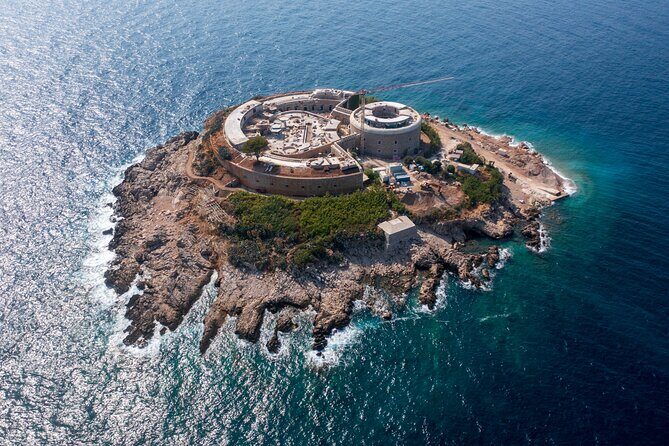 3-Hour Private Blue Cave Tour - Our Lady of the Rocks: the walk stop (and the one ticket you might pay)