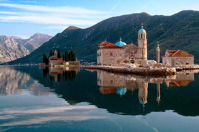 Best Private Blue Cave & Bay of Kotor Speedboat Tour - Our Lady of the Rocks: a church-and-museum stop with a small payment question