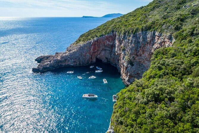 Blue Cave and Lady of the Rocks 3 Hours Private Tour - On the way to the Blue Cave: Mamula Island views from the water