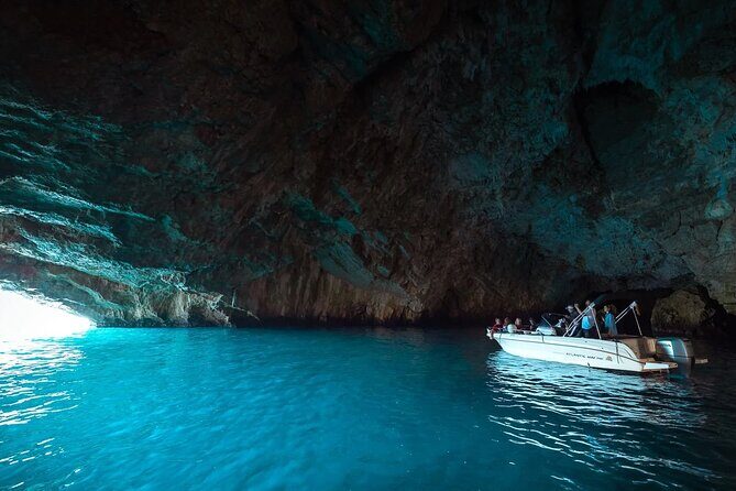 Blue Cave and Our Lady of the Rocks - 3h Private Speedboat Tour - Tivat Bay and Porto Montenegro: yachts, marinas, and a military-side detour