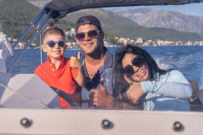 Blue Cave Kotor & Lady of the Rocks Private Tour (up to 5 people) - Speedboat views from Kotor Old Town to the open bay