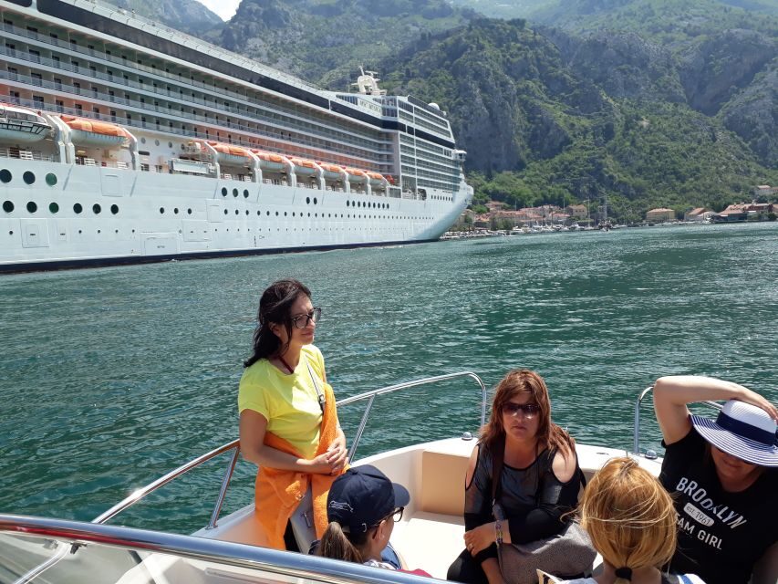From Bay of Kotor: Blue Cave Private Speedboat Tour - Meeting MontenegroGlobe near Kamelija and getting set for the sea