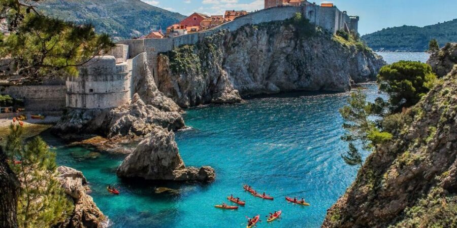From Montenegro: Dubrovnik Private Tour - Entering Dubrovnik Old Town: Car-Free Lanes and Stradun Straight Ahead