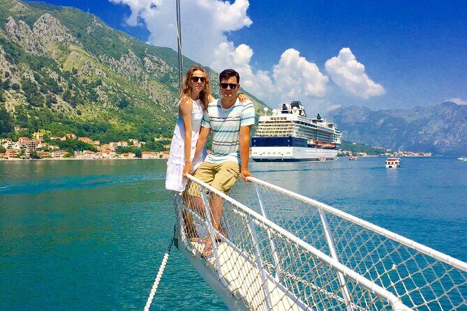 From Tivat/Kotor: Whole Boka Bay Guided Cruise, Comfortable Ship - Rose and the Blue Cave: When Light Makes the Water Look Unreal