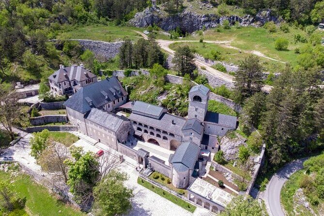 Mini Montenegro Private Tour to Njegusi, Cetinje, Budva and Kotor - Cetinje: walking in Montenegro’s royal capital (and taking a breather)
