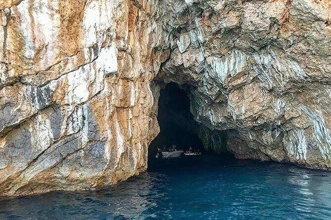Private tour:Blue Cave,Mamula Island, Submarine Tunnel, Our Lady of the Rock(3h) - A Private Speedboat Route Through Boka Bay’s Best Stops